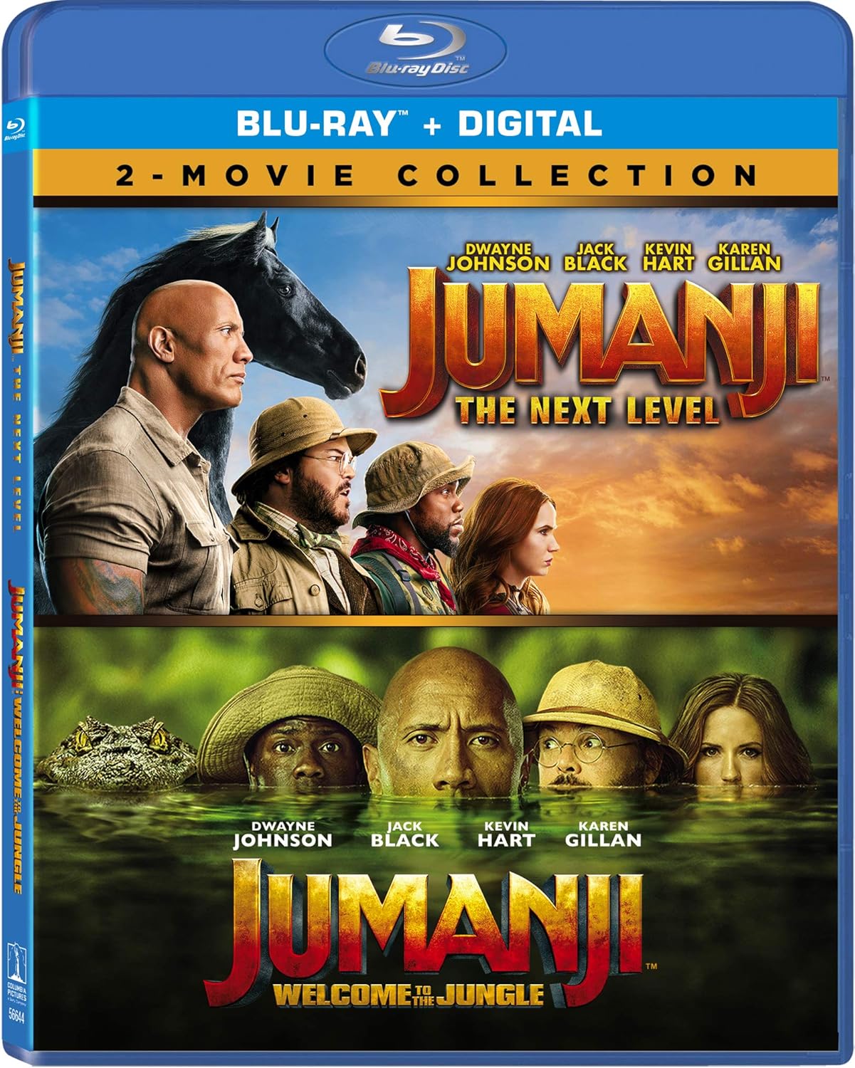 Jumanji: The Next Level & Welcome to the Jungle Blu-ray Set