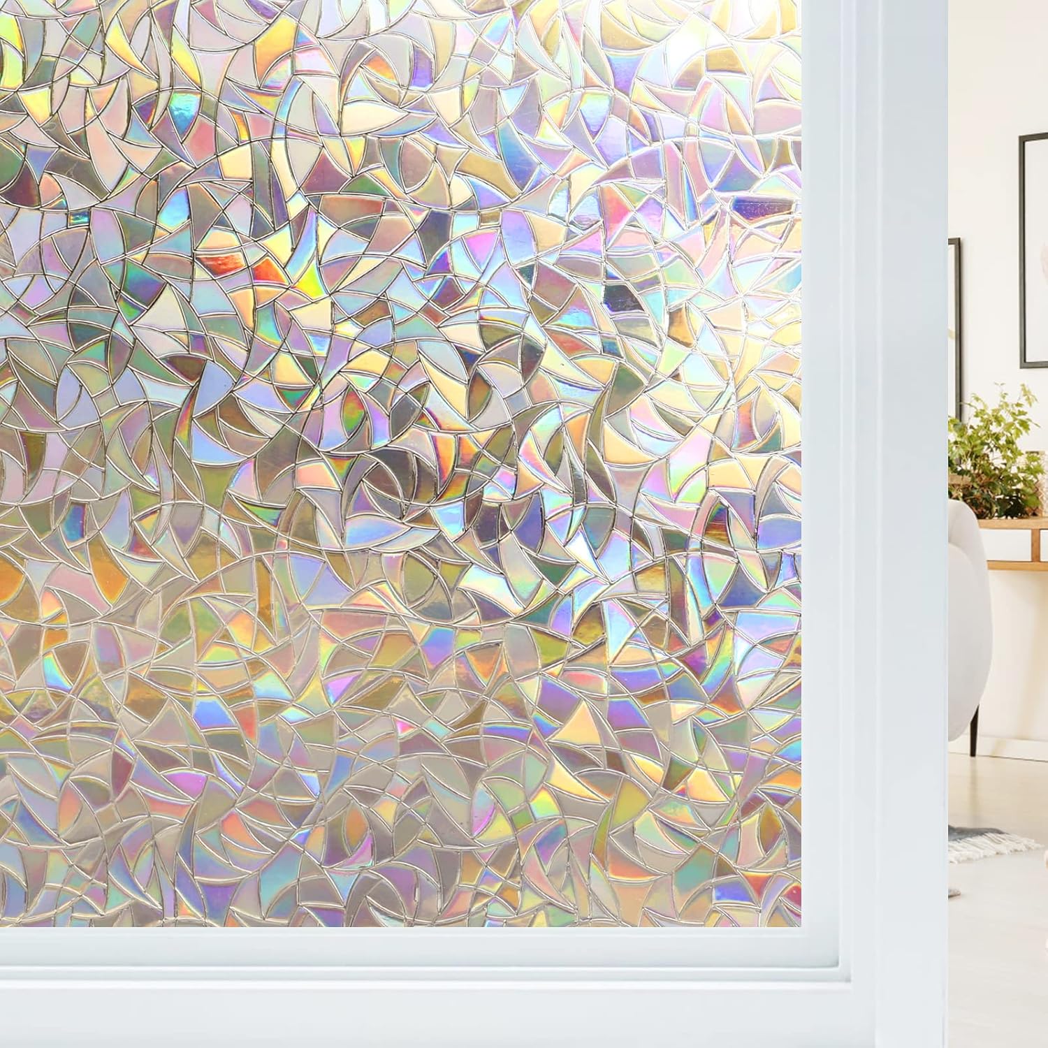 Haton Window Privacy Film for Decorative Home Sun Control