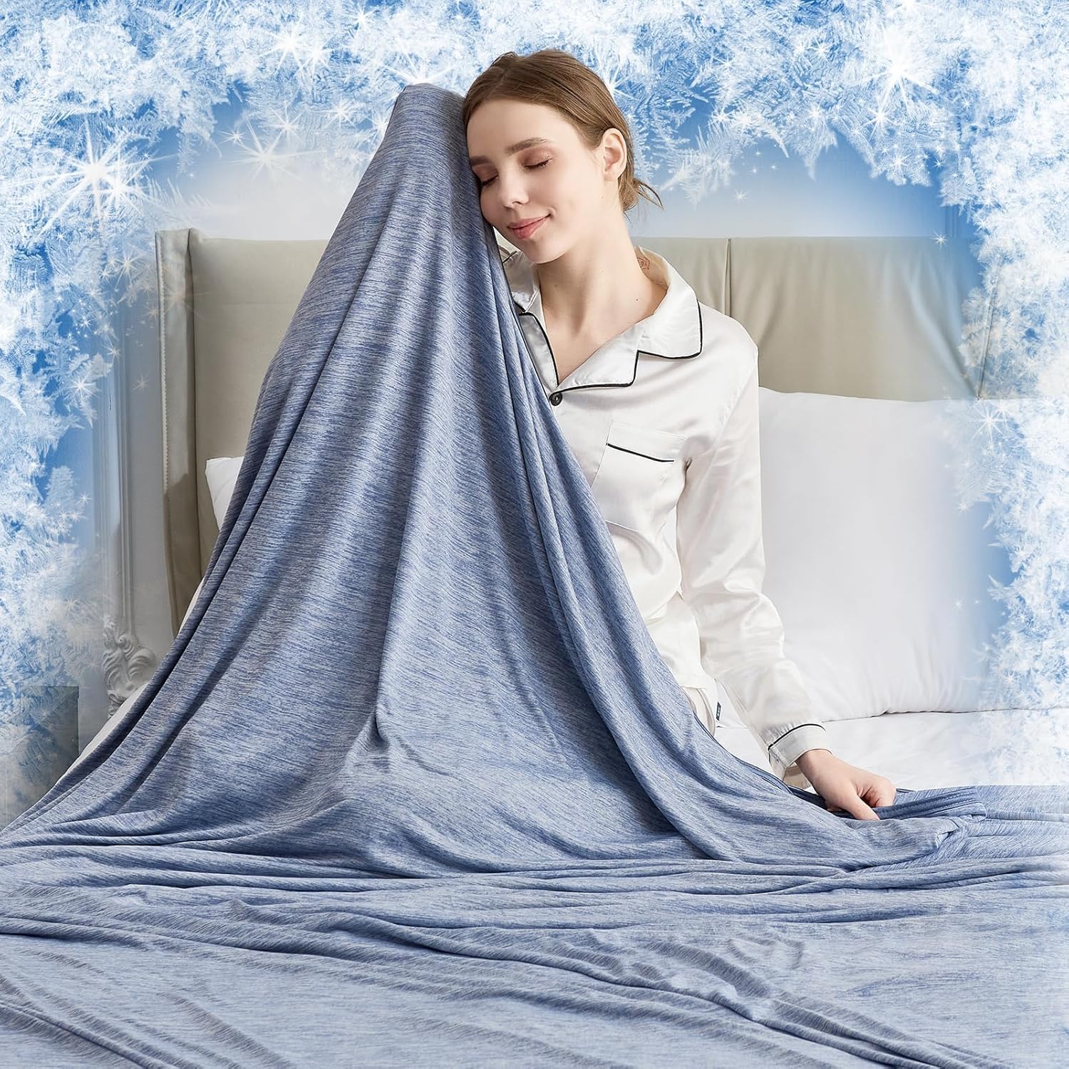 CHOSHOME Cooling Blanket King - Double Sided for Hot Sleepers