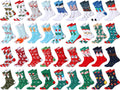 Handepo 36 Pairs Christmas Crew Socks Bulk - Cozy Holiday Gift Set