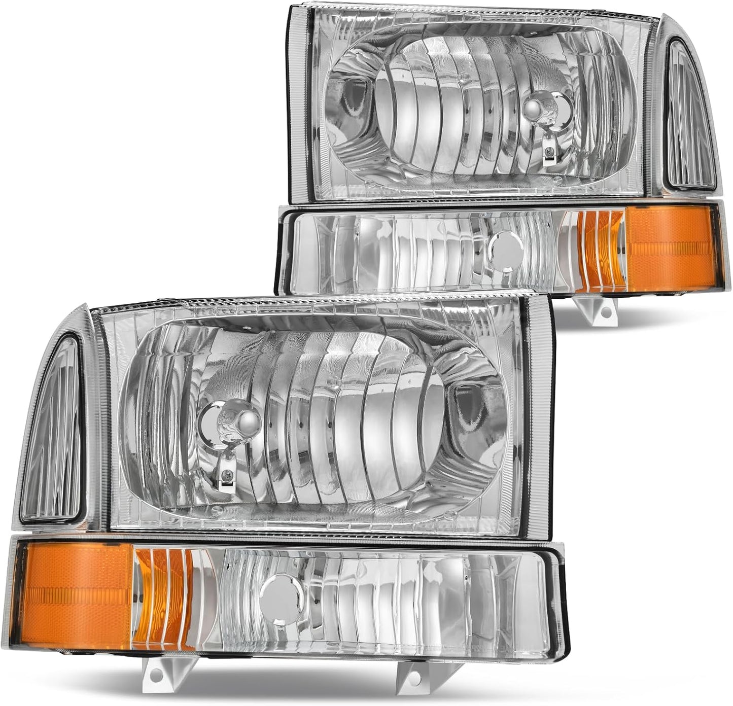 DWVO Headlights Assembly for 1999-2004 Ford Super Duty Trucks