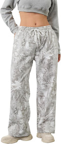 Camo Pants Women Baggy Fleece Jogger Sweatpants for Comfort