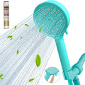 Bluish Green Filtered Shower Head with Handheld - High Pressure 6