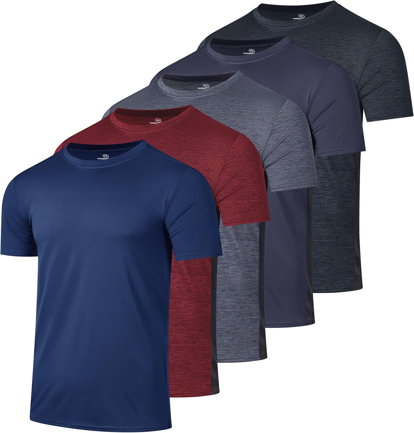 Mens Short Sleeve Dry Fit T-Shirts for Gym and Casual Wear