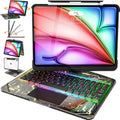 Intermerge Clear Keyboard Case for iPad Air 13 in & Pro 12.9 in