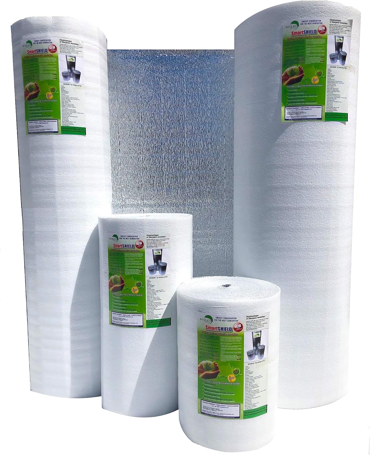 SmartSHIELD 24in x 50ft Reflective Foam Core Insulation Roll
