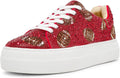 Betsey Johnson Women's Sidny Sneaker - Rhinestone Platform Style Shoes