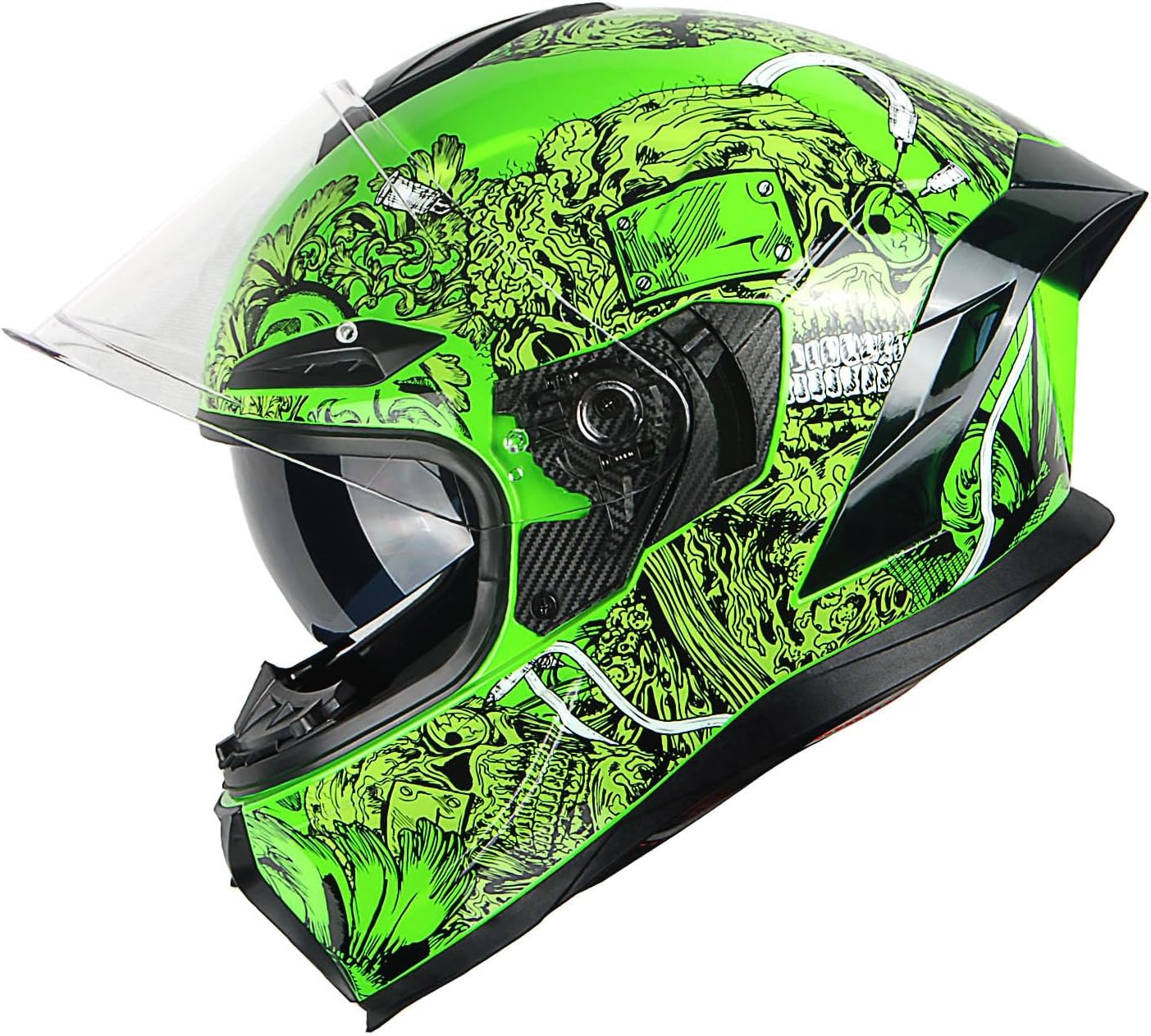 1Storm Motorcycle Full Face Helmet with Dual Visor for Safety