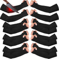 Cut Resistant Arm Sleeves 6 Pairs 18in - Protective Gardening Sleeves