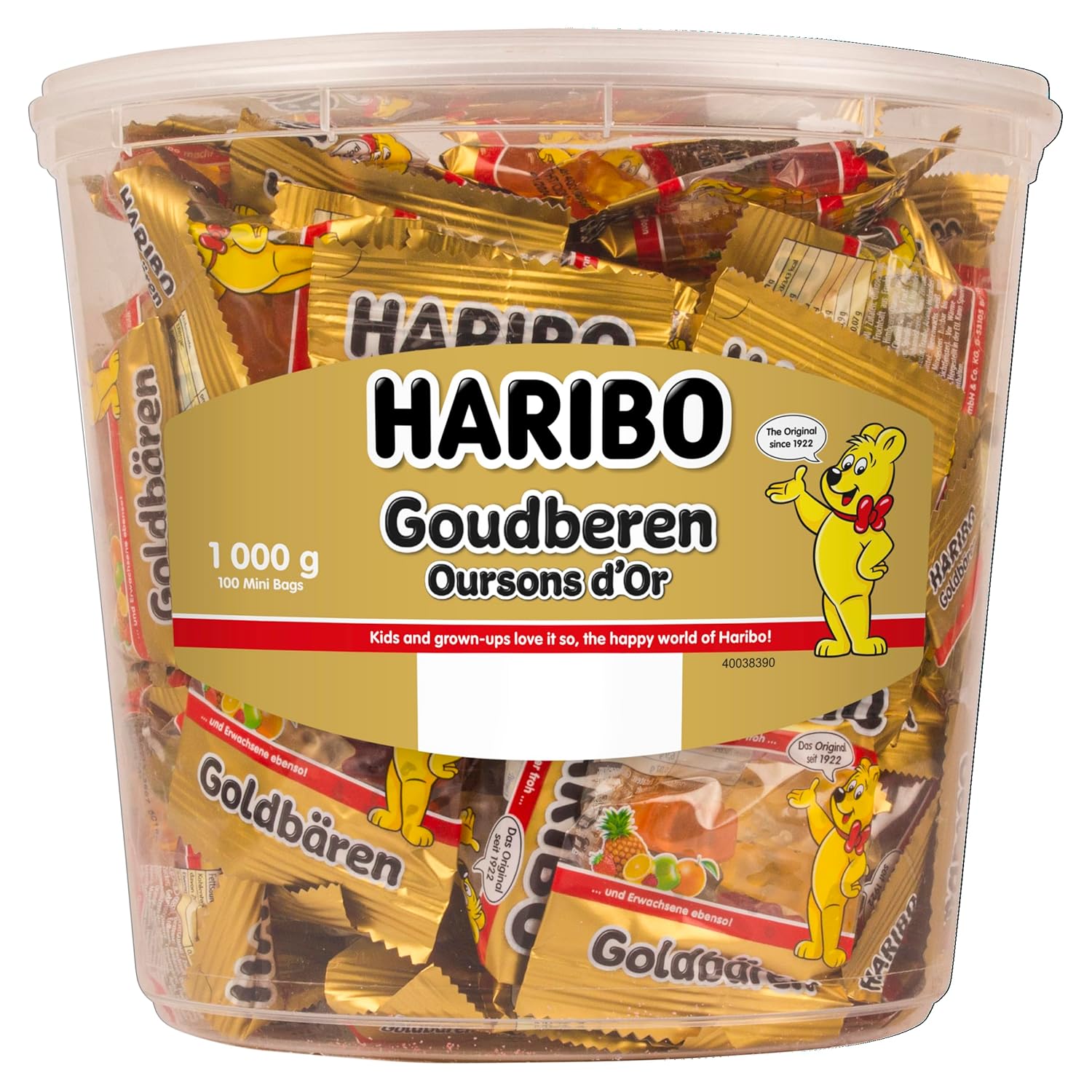 Haribo Gold Bears Mini Bags - Delicious Gummi Candy Treats