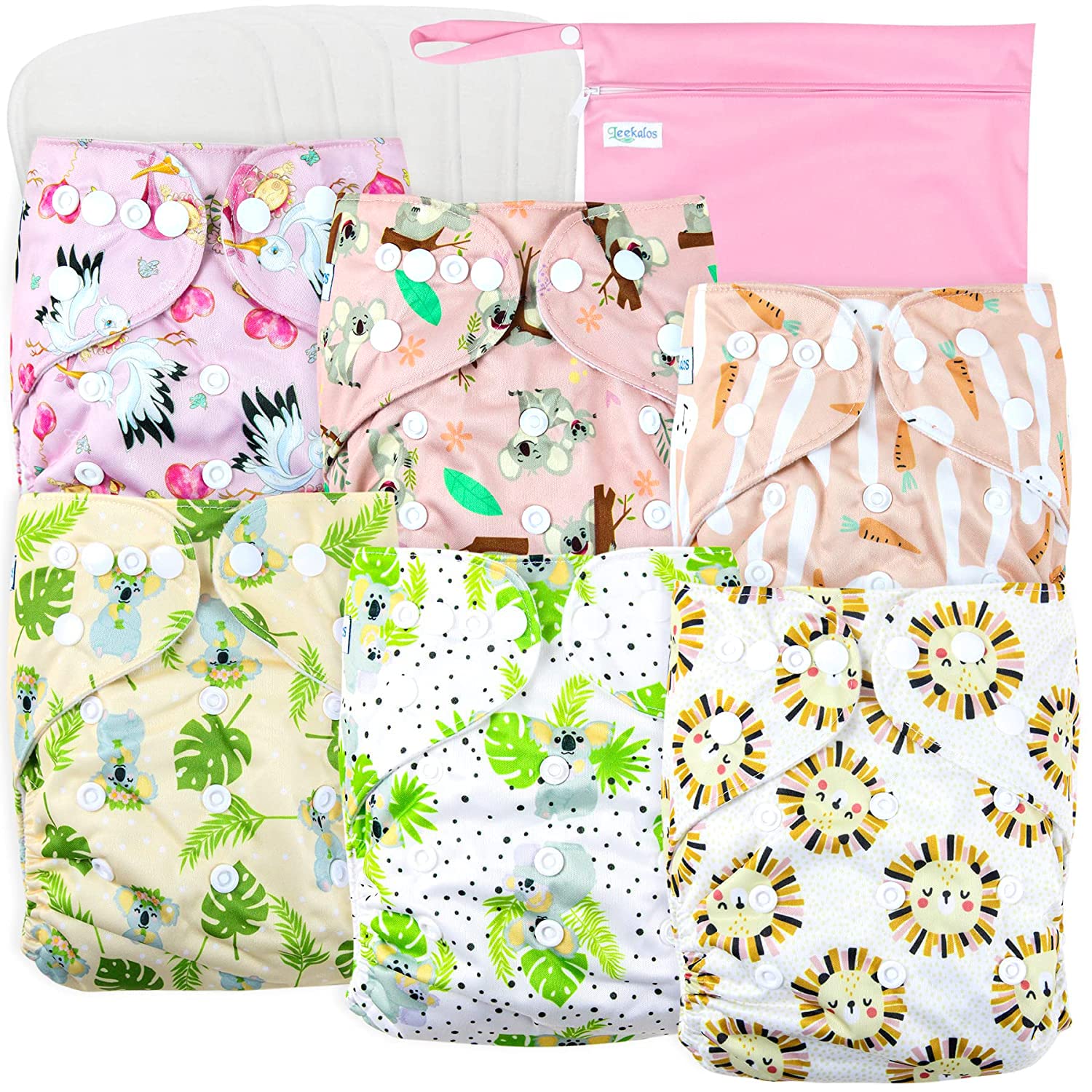 Leekalos Reusable Cloth Diapers: One-Size Fits All Joy