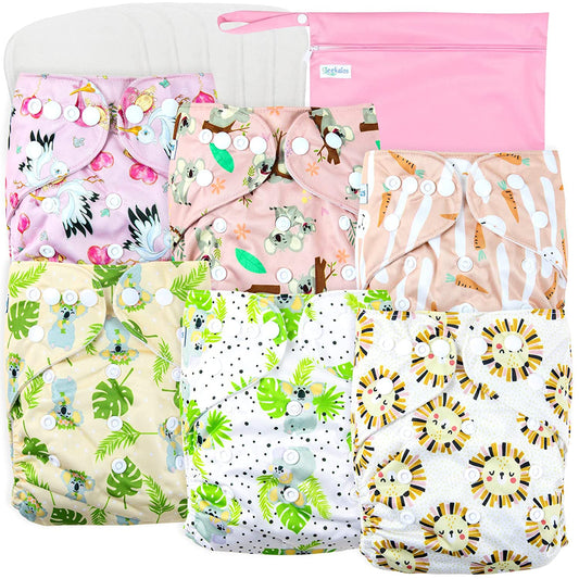 Leekalos Reusable Cloth Diapers: One-Size Fits All Joy