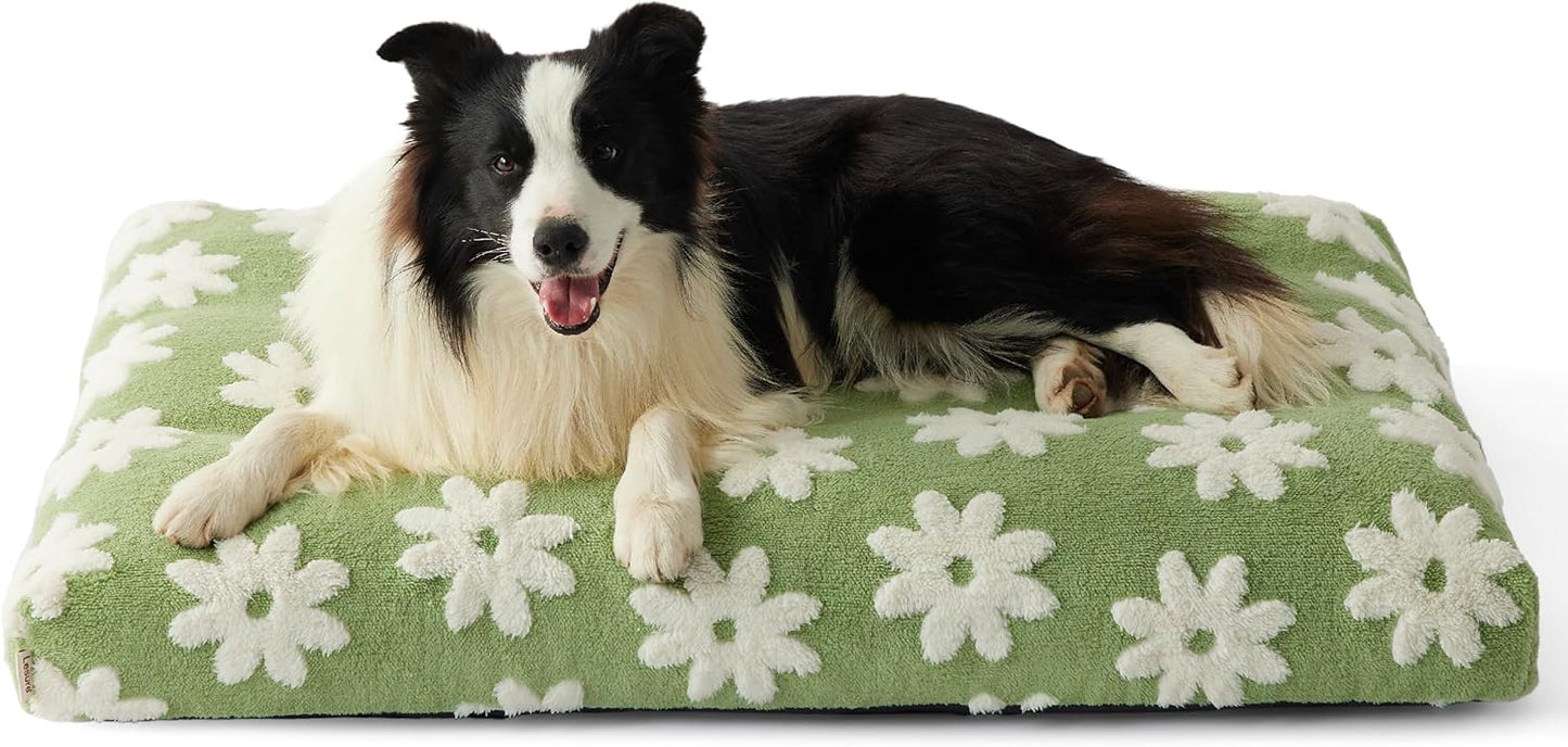 Lesure Large Dog Beds with Thick Foam for Ultimate Comfort