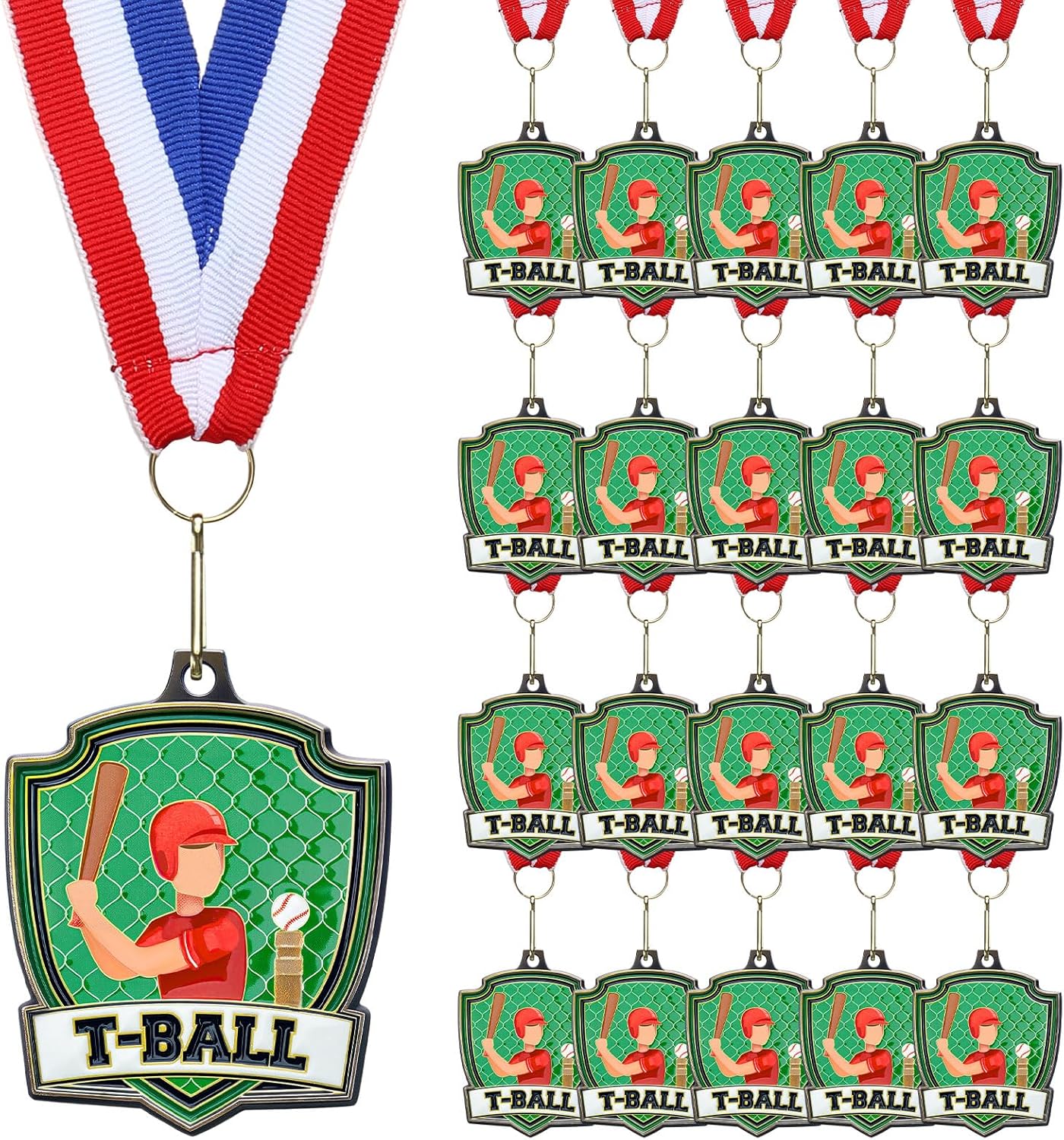 10/20/30/40 Pcs Award Medals Bulk for Sports Tournaments and Parties