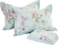 FADFAY California King Floral Bed Sheet Set for Cozy Bedrooms