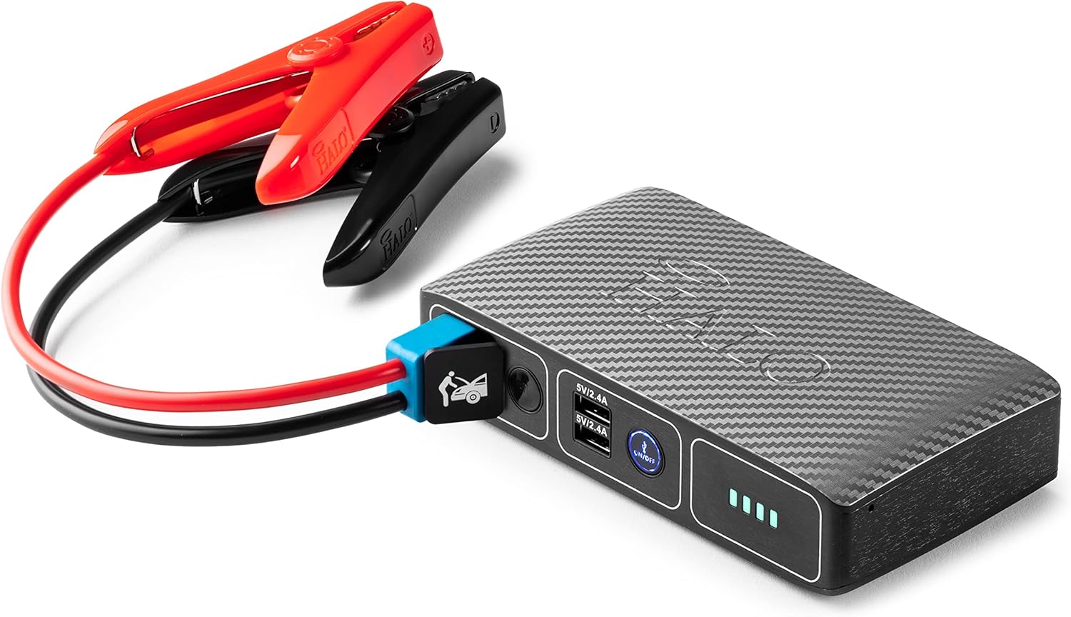 HALO Bolt Compact Jump Starter - Power On the Go!