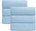 Ultra Soft Towel Set of 6 Bath Sheets 28x55 in - Plush, Quick Dry