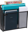 Mind Reader Vertical File Storage Desktop Organizer - 3-Tier Mesh