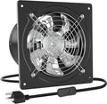 HG Power 6 Inch Exhaust Fan for Kitchen and Garage Ventilation