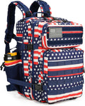 45L Tactical Assault Backpack Striped Flag - 3 Day Waterproof Pack