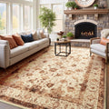 Zentavio Area Rugs 6x9 Washable Non-Slip for Living Rooms