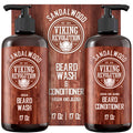 Viking Revolution Beard Wash & Conditioner Set - Softens