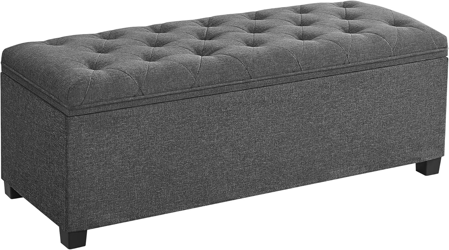 SONGMICS Storage Ottoman Bench for Living Room and Bedroom