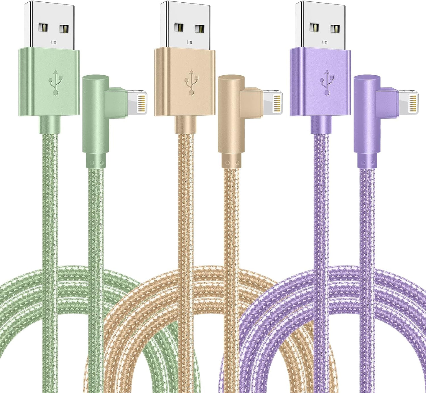 Fast Charge iPhone with 90 Lightning Cable Trio by OCEEK