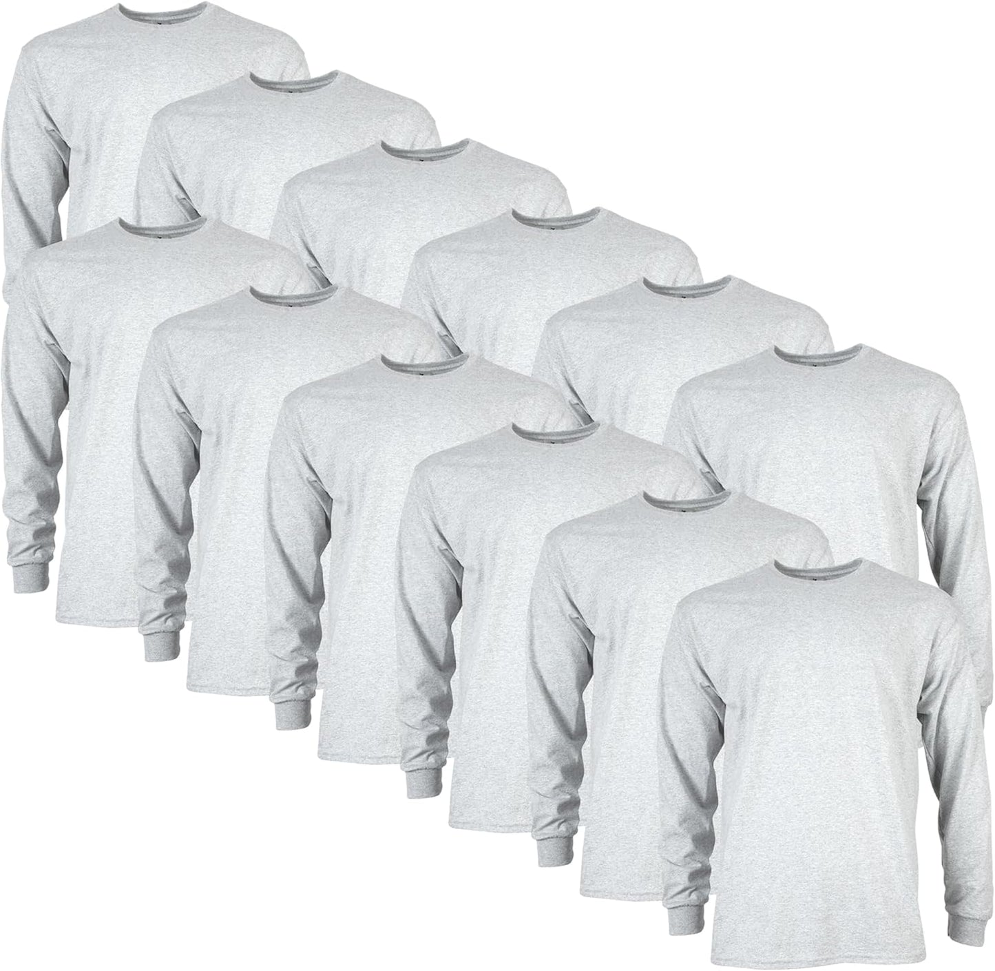 Gildan Adult Ultra Cotton Long Sleeve T-Shirt Multipack Review