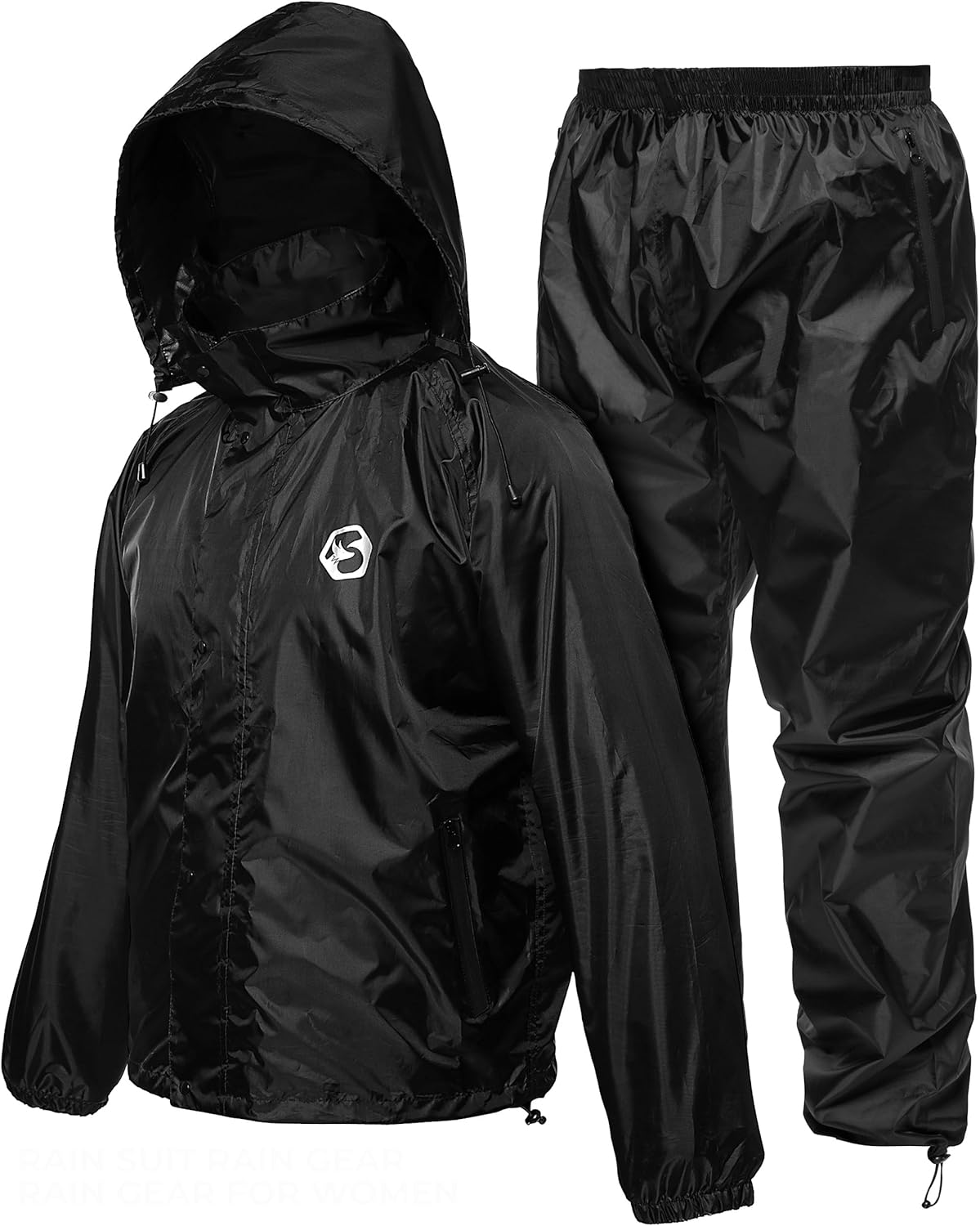 Foxelli Waterproof Rain Suit for Men & Women - Durable & Lightweight