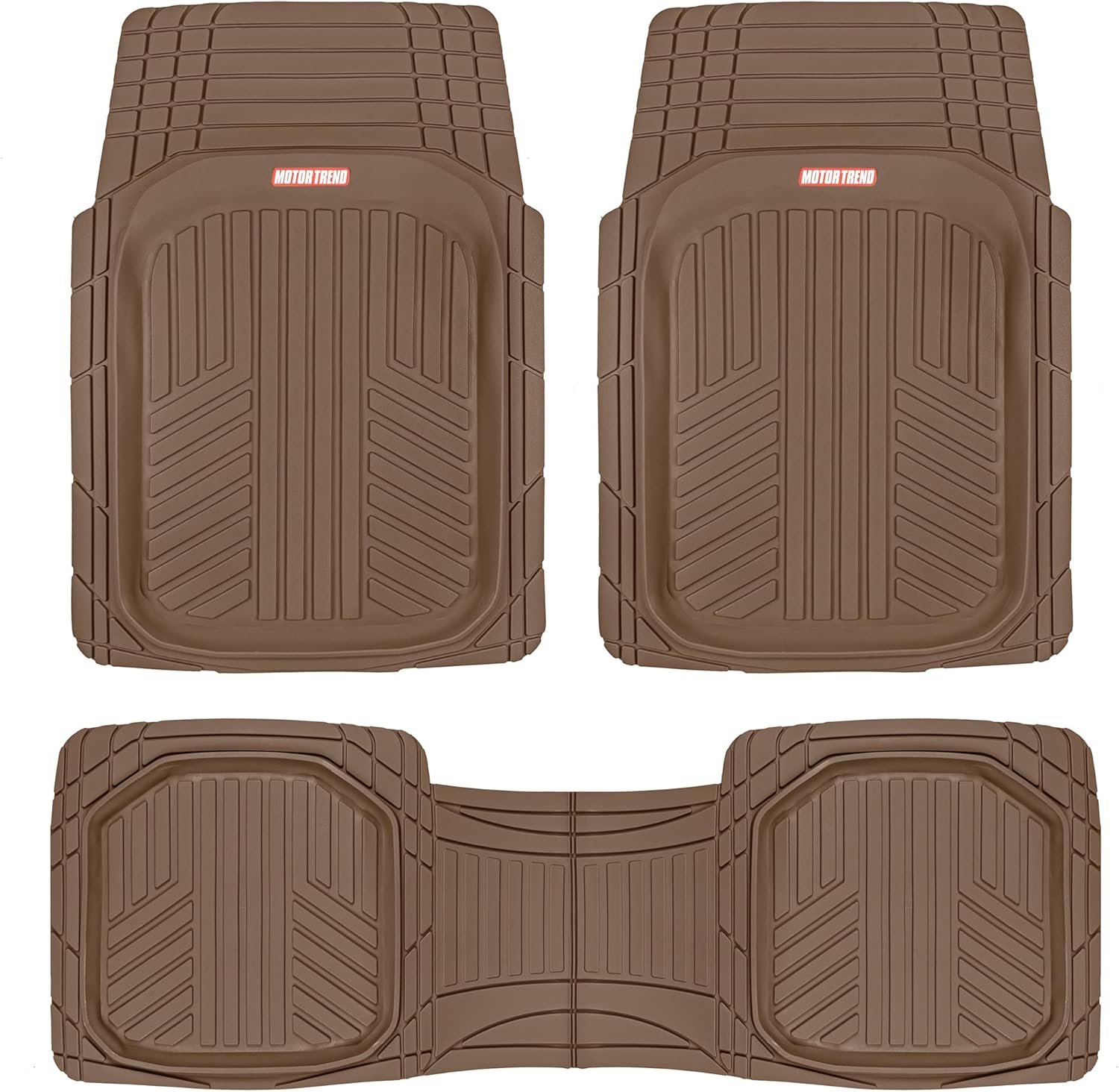 Motor Trend FlexToughXL DeepDish Floor Mats for All-Weather Use