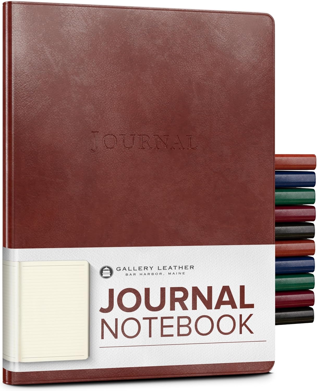 Gallery Leather Journal - Elegant Writing Notebook for Thoughts