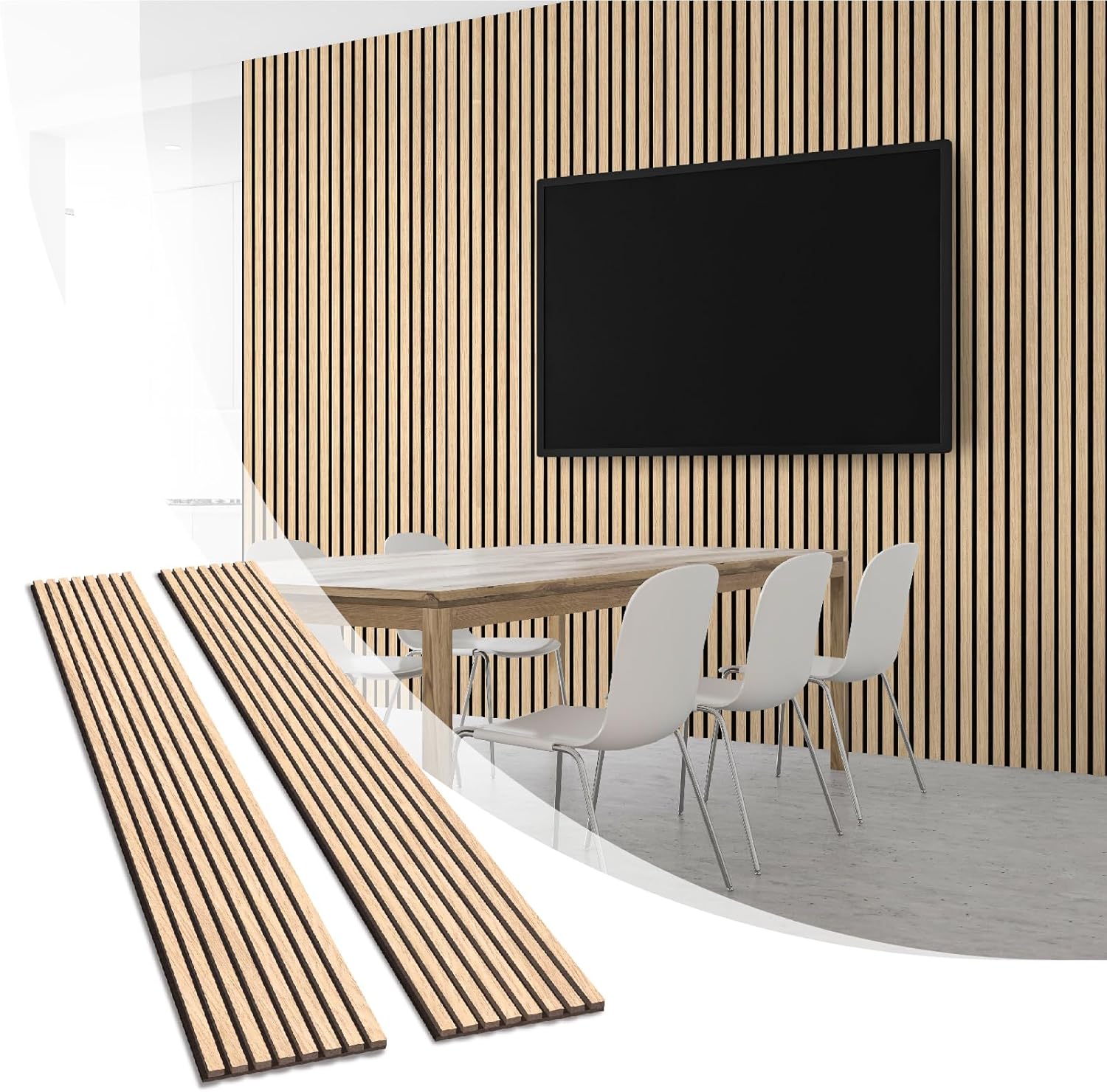 Olanglab Wood Slat Wall Panels for Stunning Interior Decor