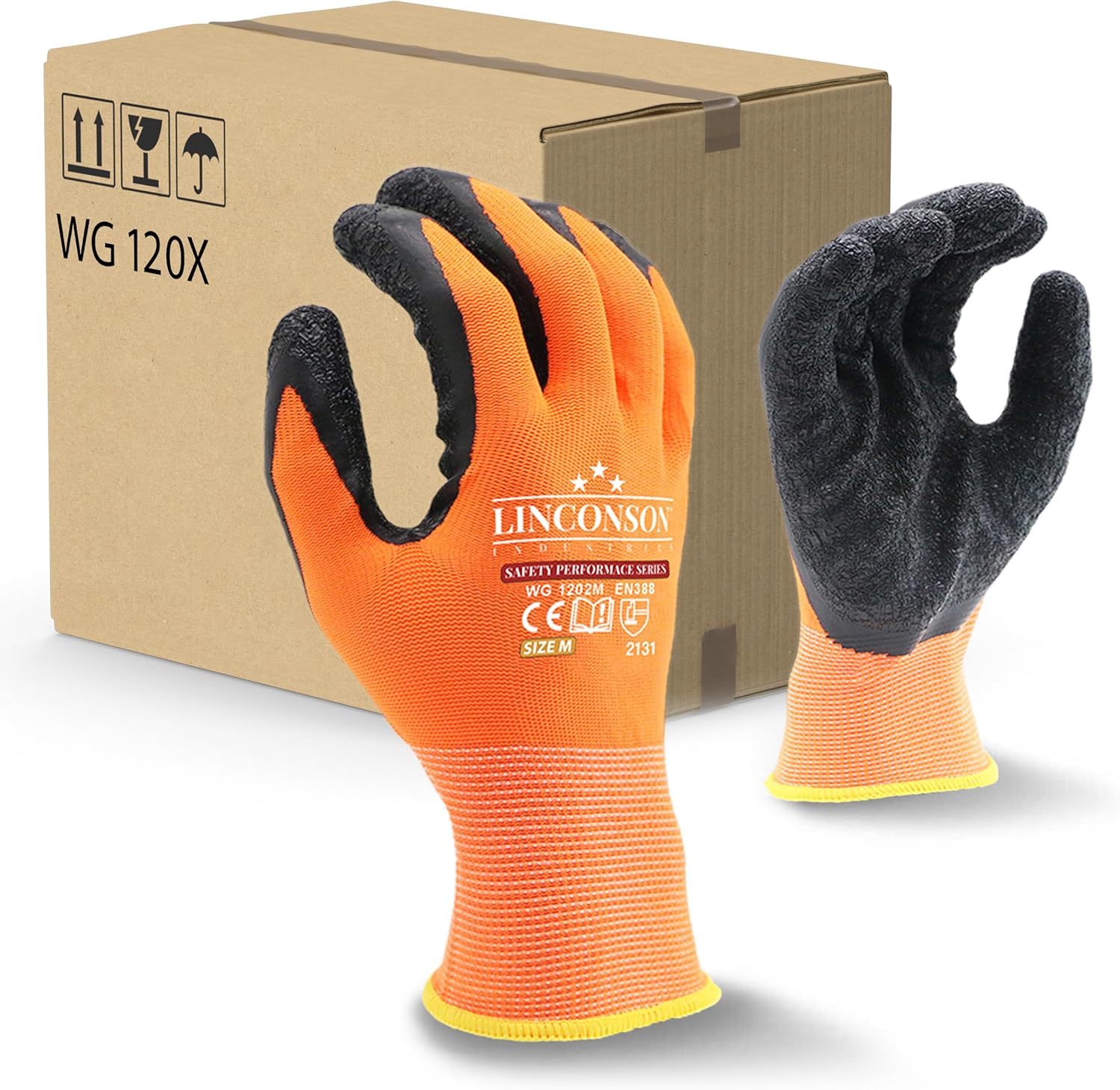 Safety Performance Series Work Gloves for Construction Tasks