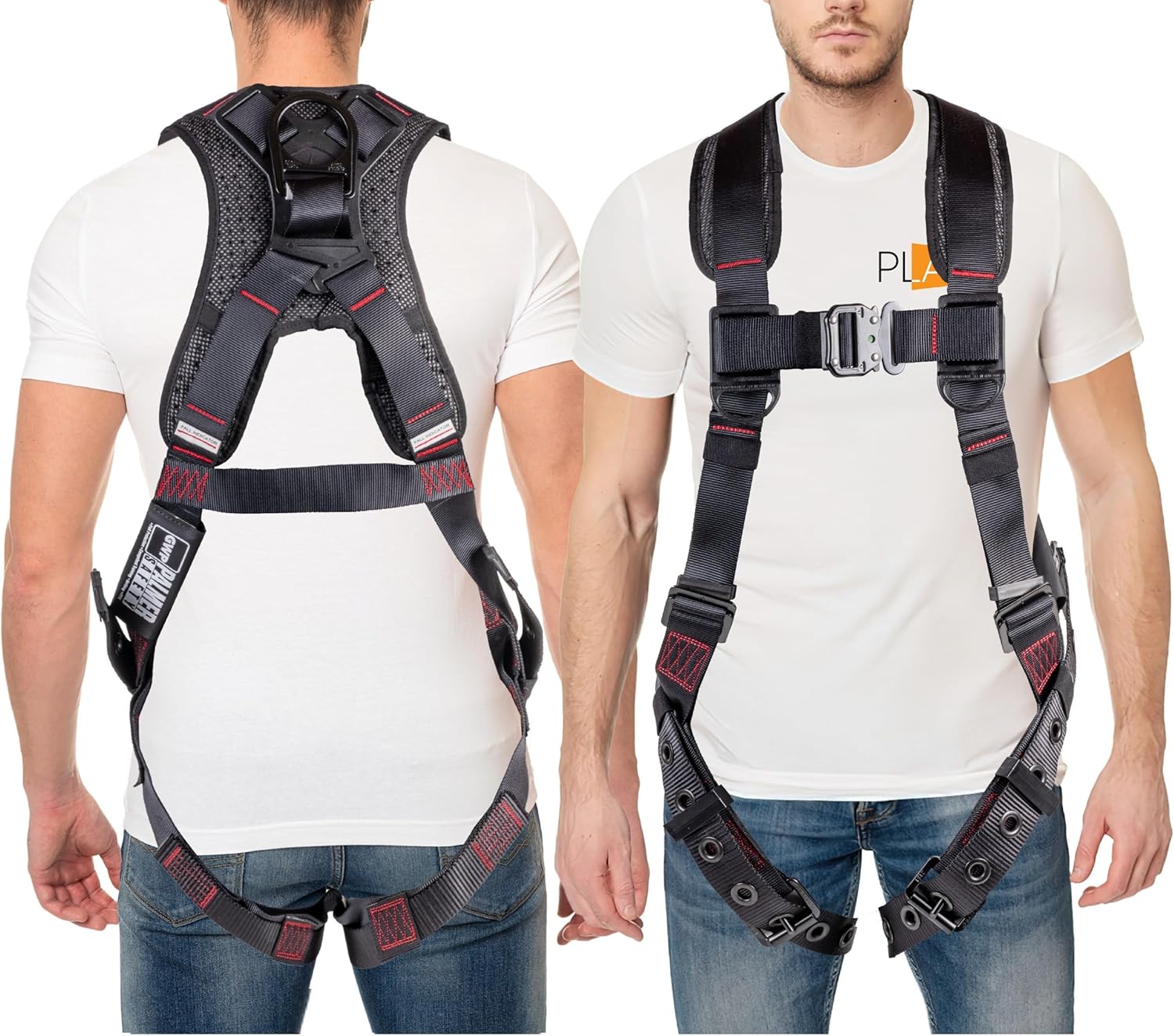 Palmer Safety Full Body Harness with 5 Point Adjustment Features