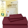 California Design Den 100% Cotton Queen Sheet Set - Soft 400 TC