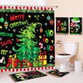 Holiday Cheer 6 Pc Bathroom Set - Waterproof, Non-Slip, Winter Decor