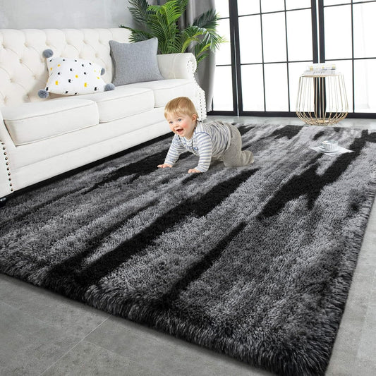 Super Soft Shaggy Rugs for Living Room and Bedroom Decor
