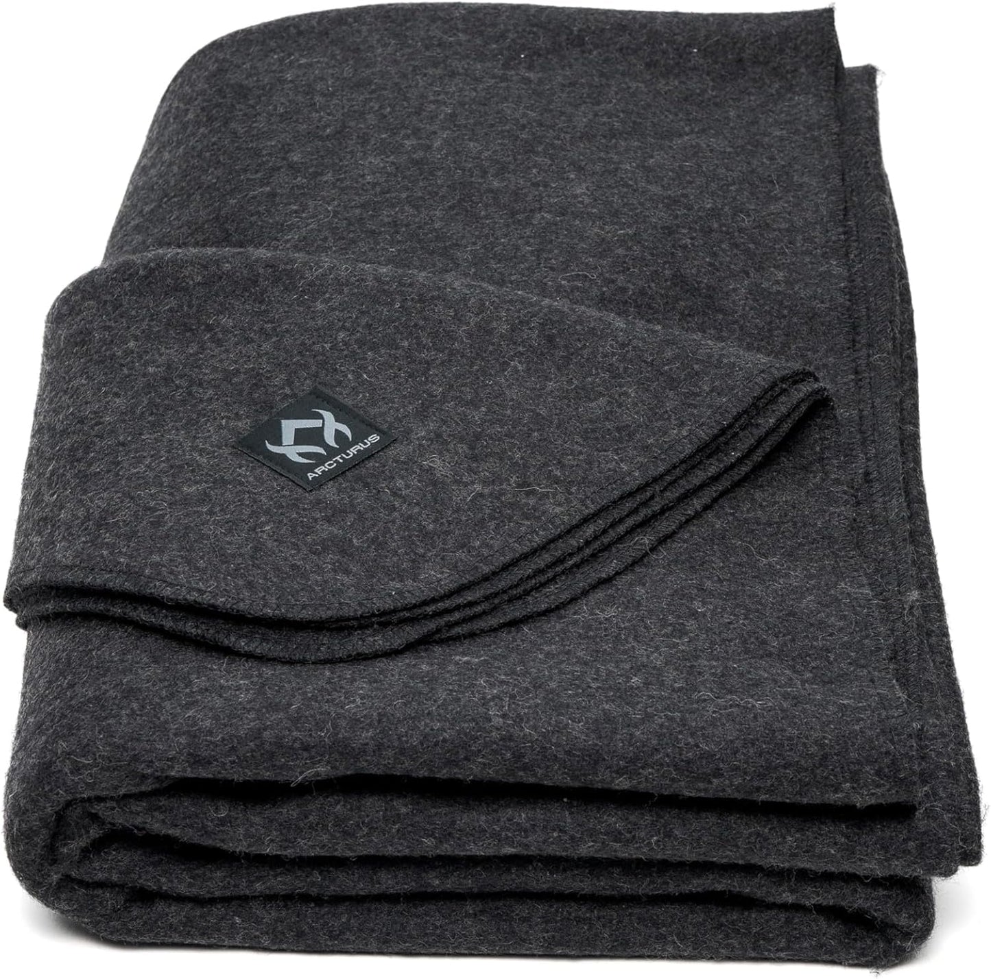 Arcturus Military Wool Blanket - Warm, Thick, Washable for All