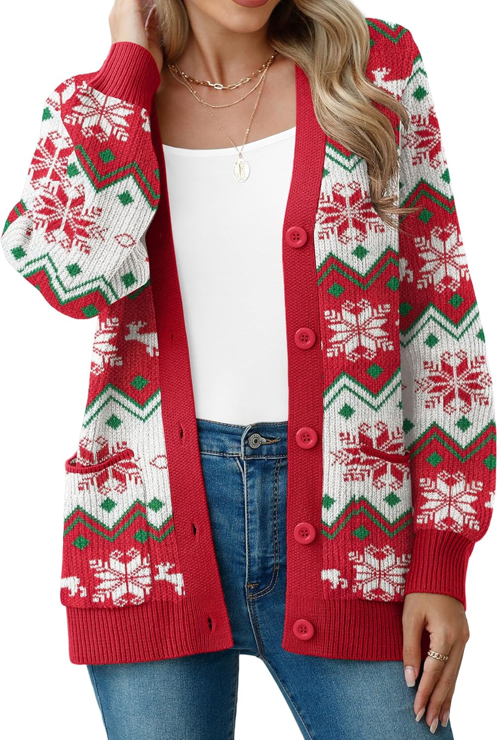 Chunky Knit Cardigan Sweater for Women by VIISHOW - Cozy Style