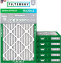 16x30x2 Air Filter MERV 8 Essential Dust & Allergy Defense - 6-Pack