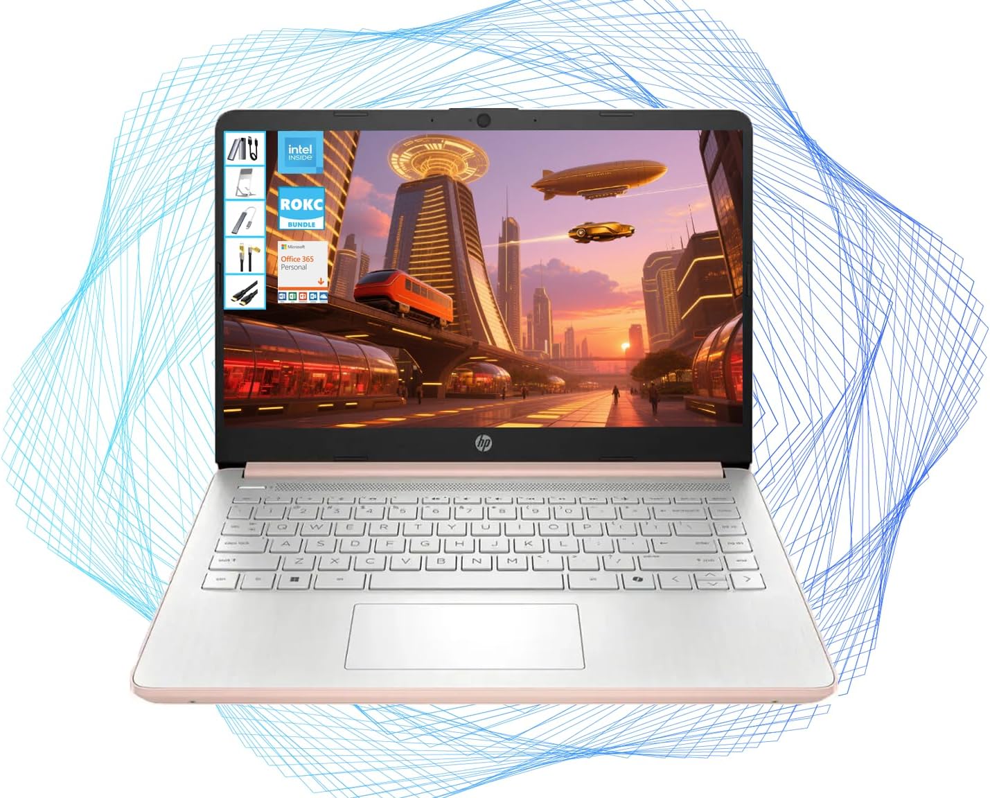 HP 14 HD Laptop with Microsoft Office and 1TB Cloud Storage