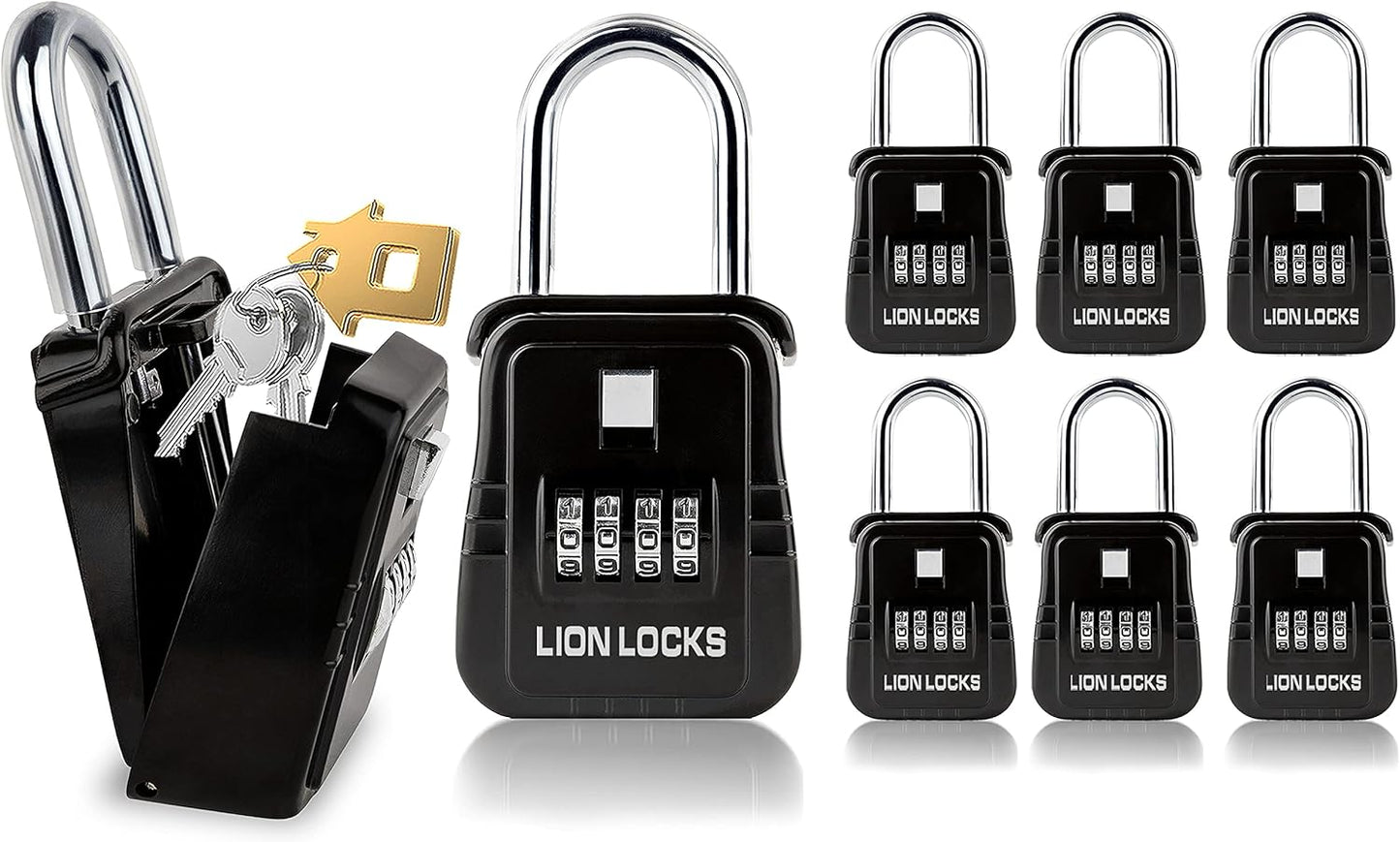 1500 Key Lock Box with Code for Secure Outdoor Access