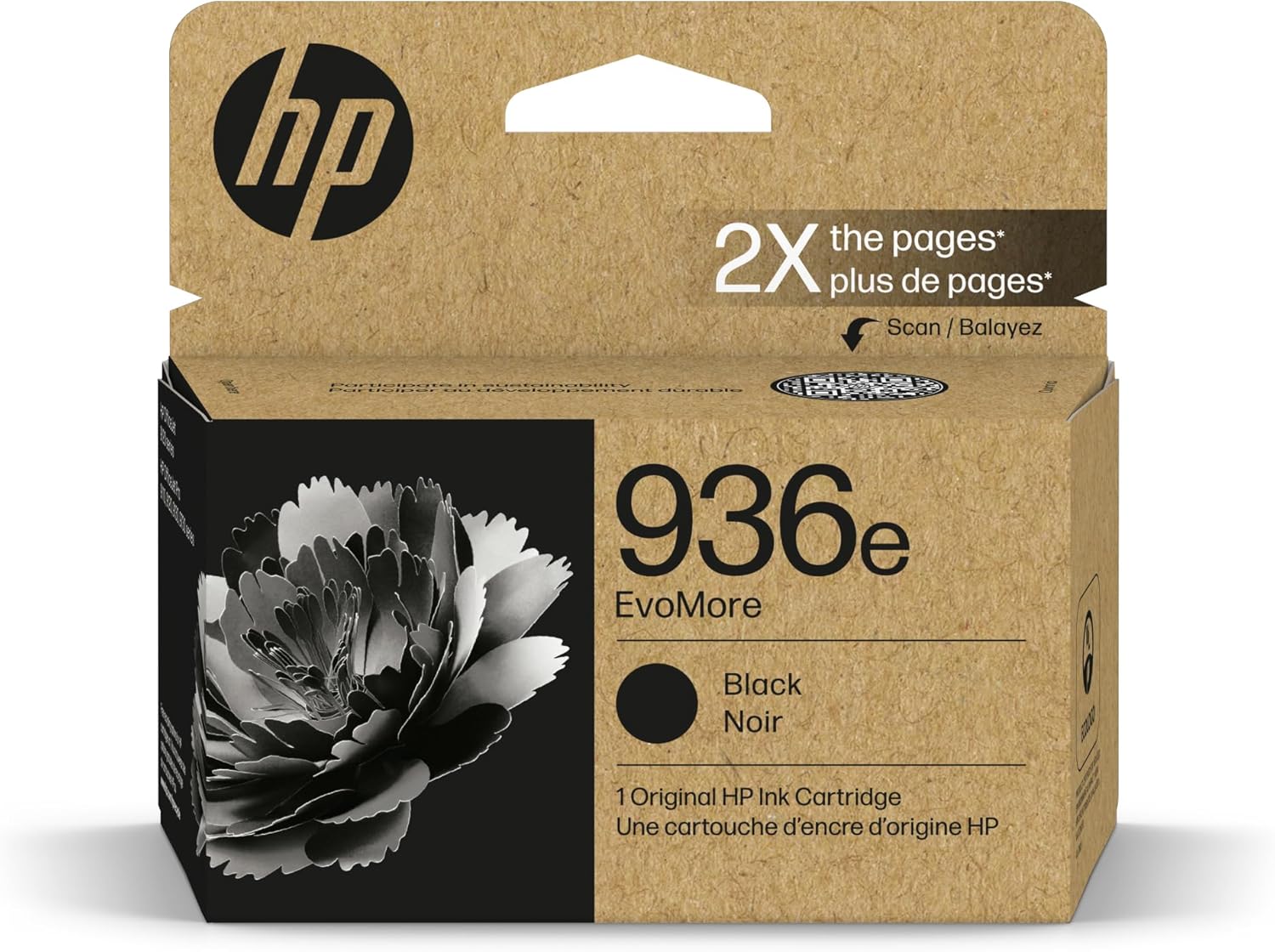 HP 936e Black EvoMore Ink Cartridge for OfficeJet Printers