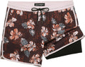 Mens Vintage 80s 90s Swim Trunks 5.5in Inseam - Quick Dry Retro