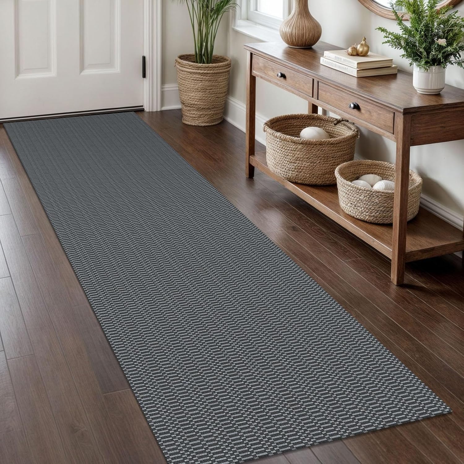 KOZYFLY Washable Runner Rug 2x8 Ft for Hallways and Kitchens