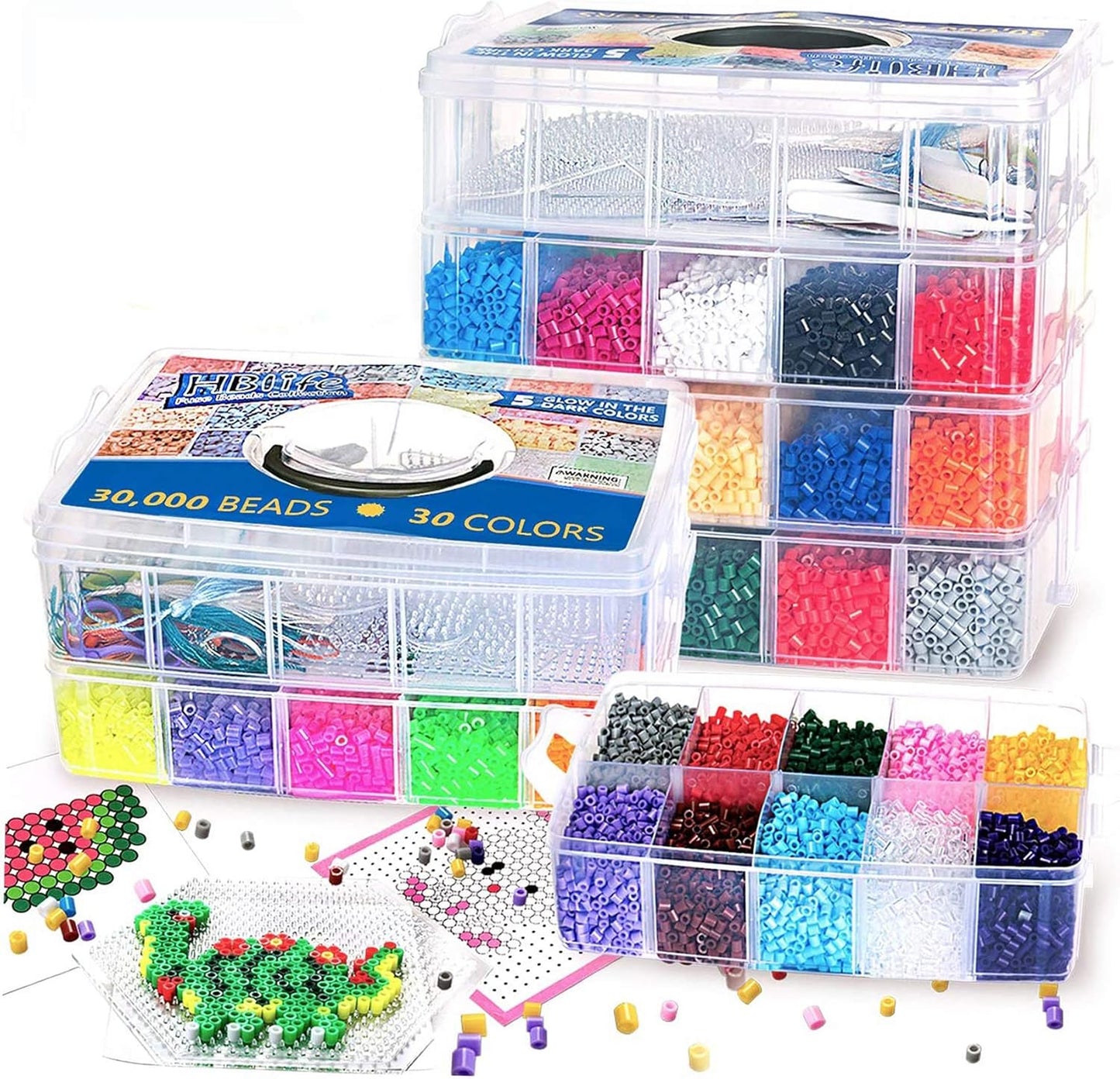 30,000 Pcs Fuse Beads Kit for Kids - Creative Fun Awaits
