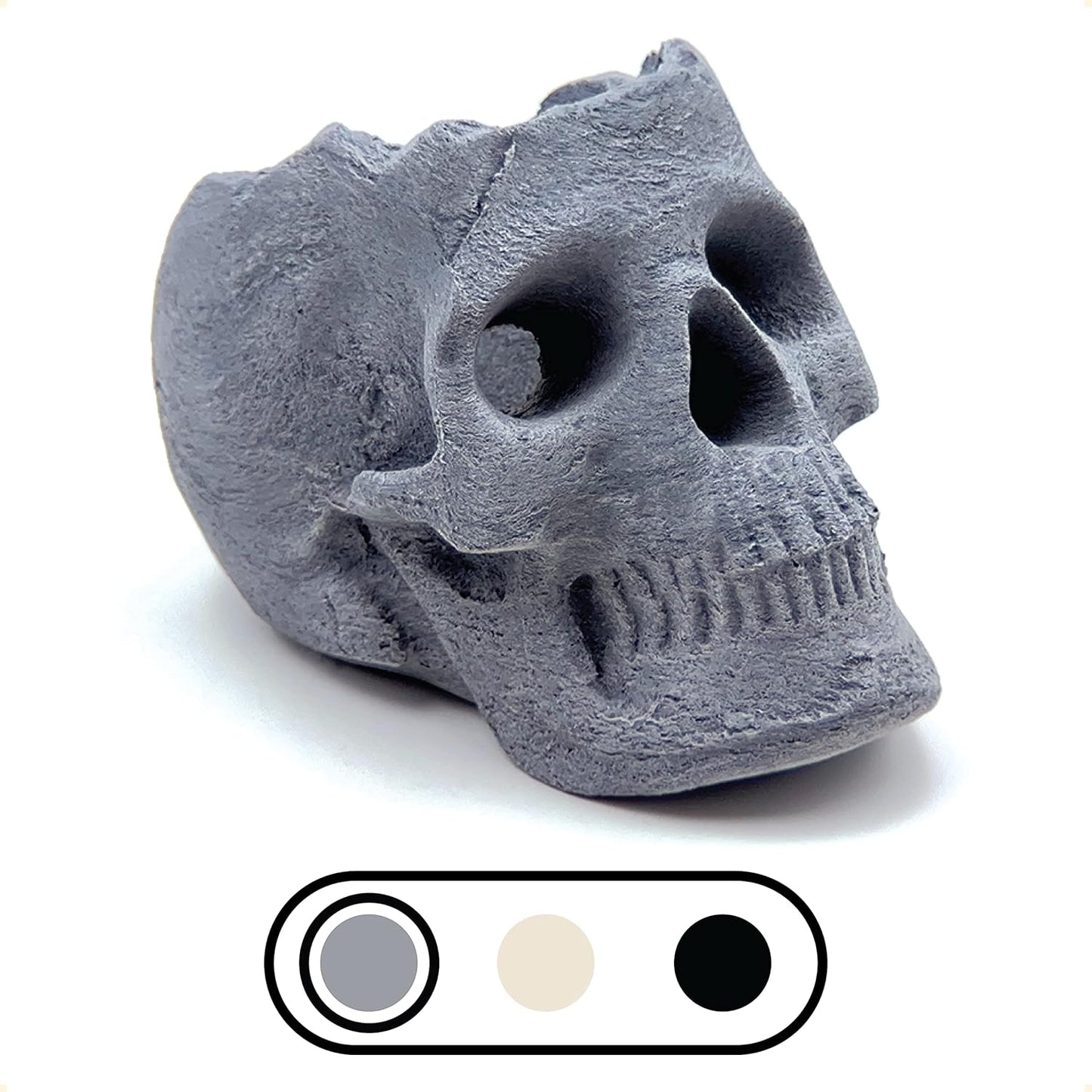 OSKER Open Top Fire Pit Skull - Unique Halloween Decor for Fun