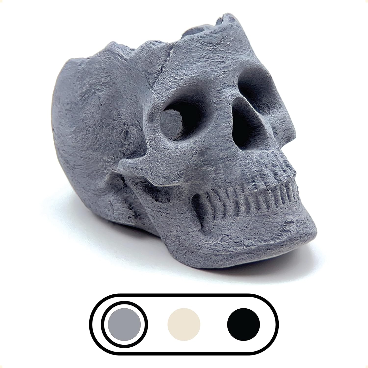 OSKER Open Top Fire Pit Skull - Unique Halloween Decor for Fun