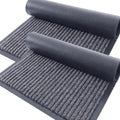 Front Door Mat Indoor Outdoor 2-Pack 47 x 23 in - Durable Low-Profile